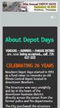 Mobile Screenshot of newberndepotdays.org